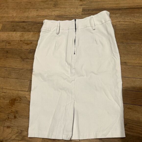 Kafe Design pencil skirt ruffle stretchy size 2 - Picture 6 of 8